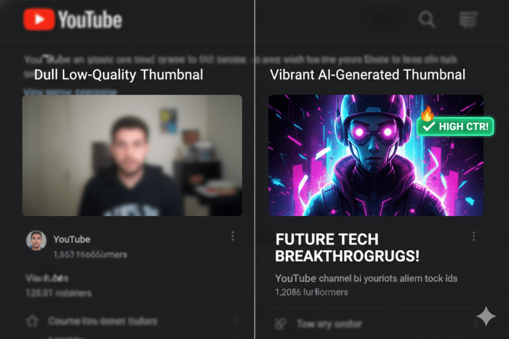 AI YouTube thumbnail generator