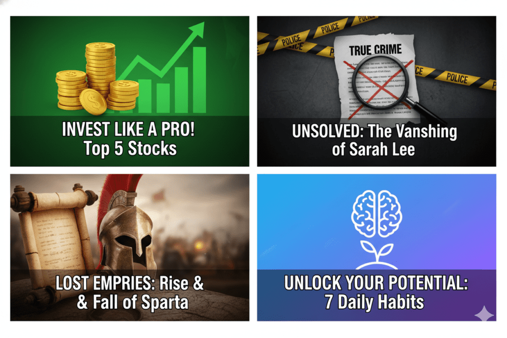 AI image generator for faceless YouTube channels