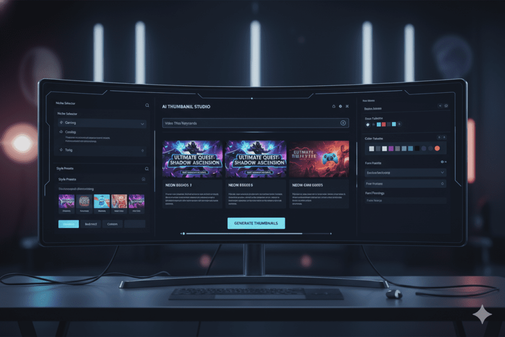 AI image generator for faceless YouTube channels