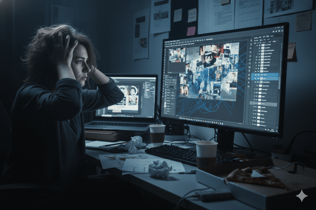 AI image generator vs Photoshop for YouTube thumbnails