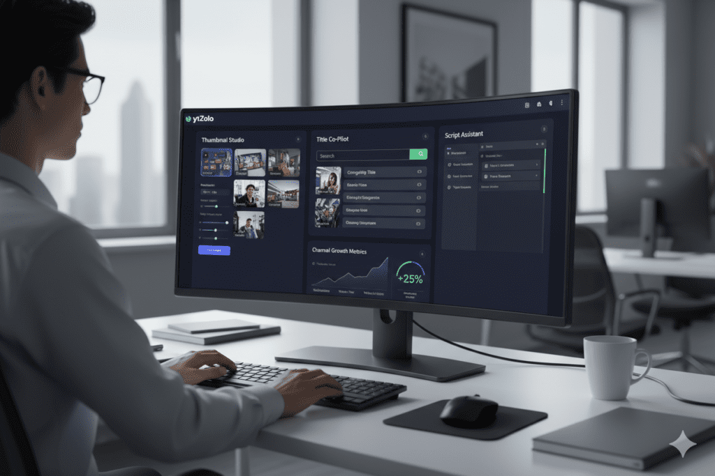 AI thumbnail generator for YouTube videos