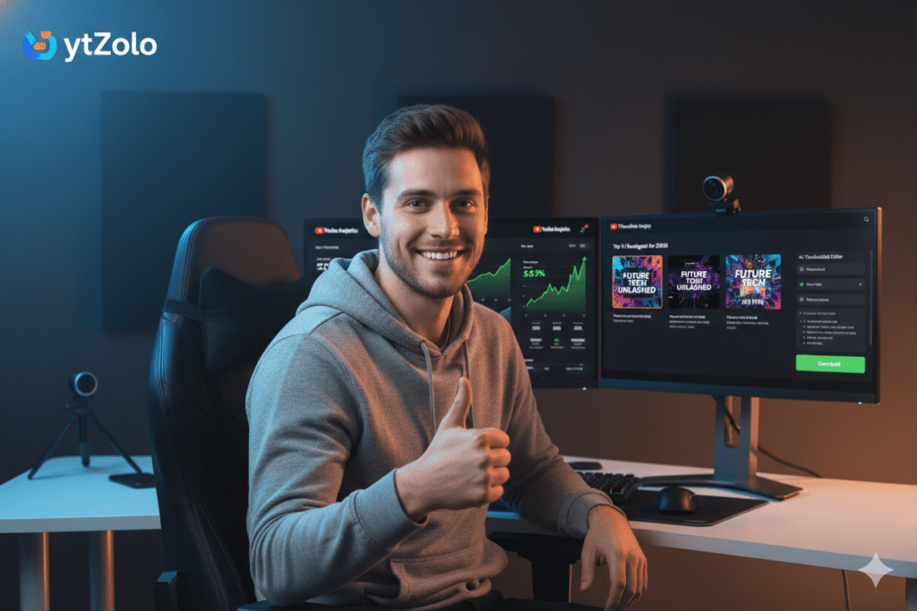 AI thumbnail generator for YouTube