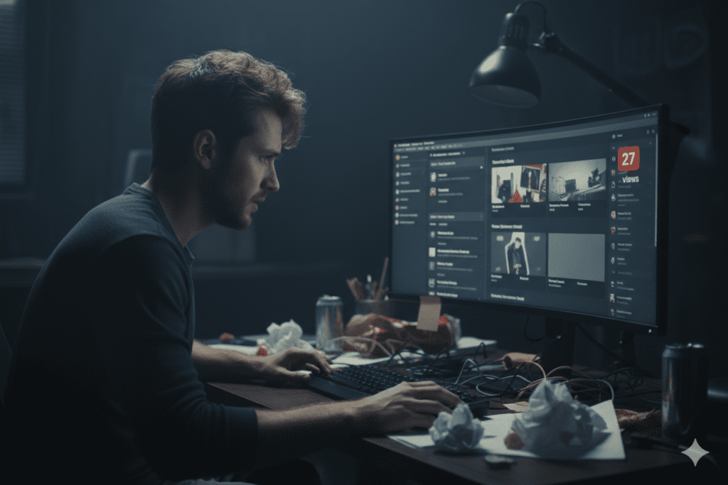 AI thumbnails with text