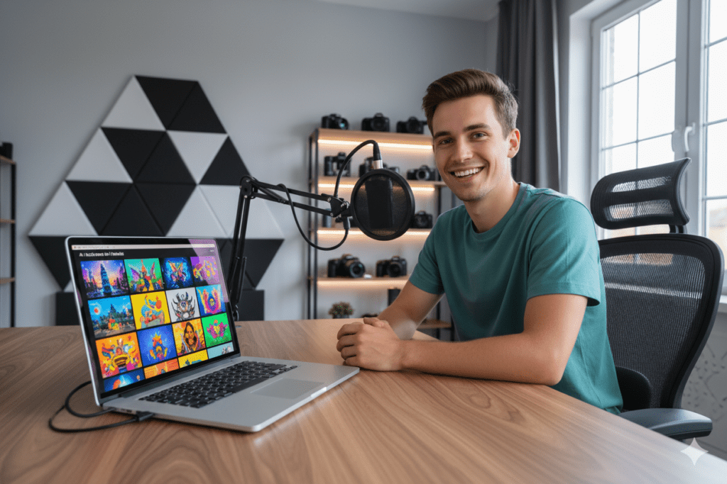 AI tool to create YouTube thumbnail images
