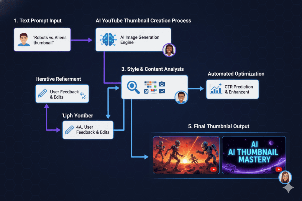 AI tool to create YouTube thumbnails automatically