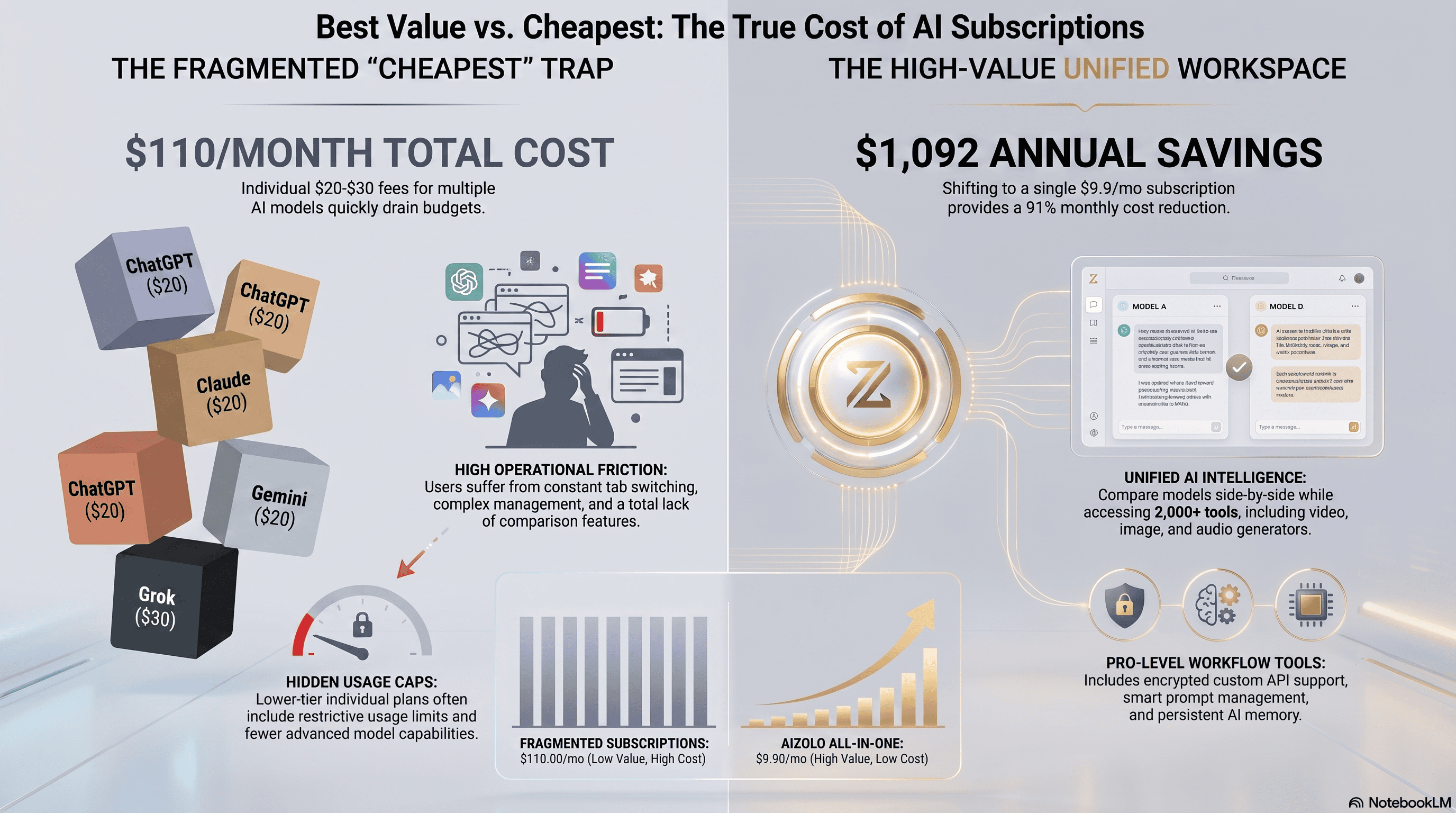 Cheapest AI Subscription in 2026: 12 Affordable AI Plans Compared 3 Best Value vs. Cheapest — They're Not the Same