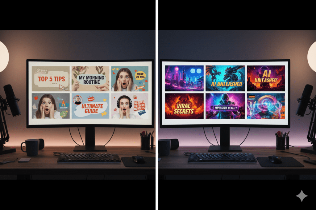 YouTube thumbnail AI