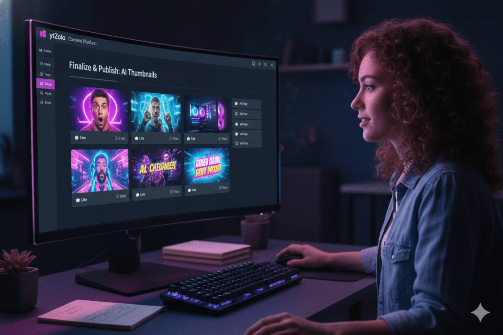 YouTube thumbnail AI 2026