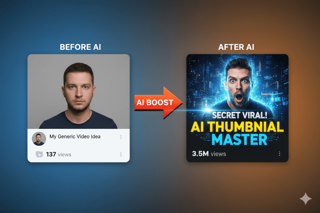 YouTube thumbnail AI tool