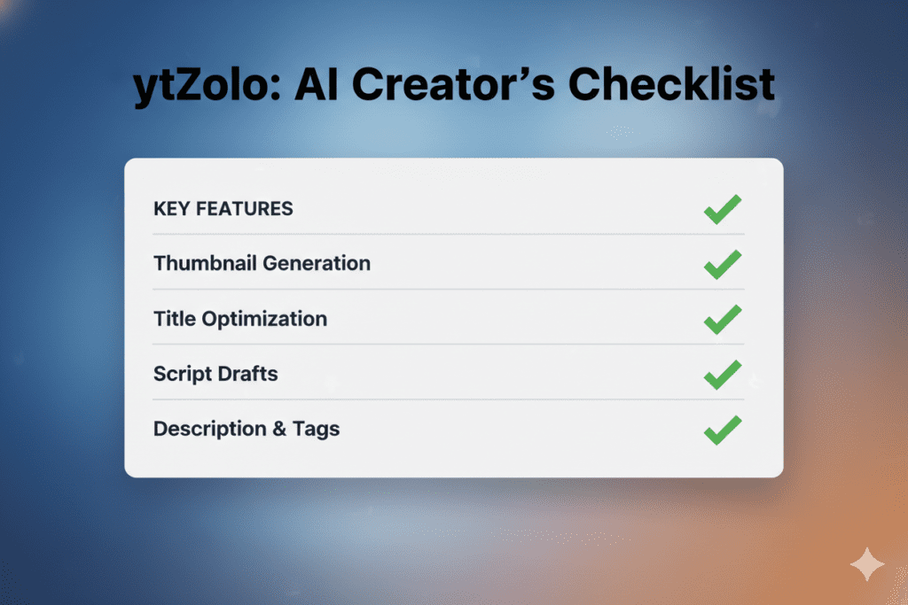YouTube thumbnail AI tool