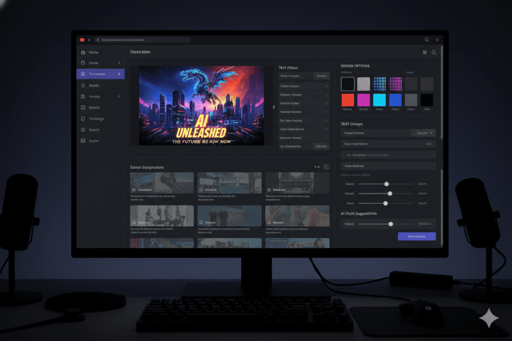 YouTube thumbnail maker AI