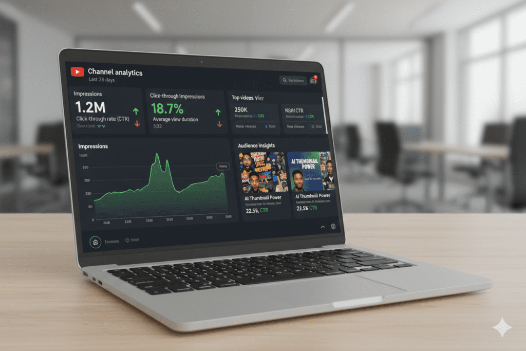 YouTube thumbnail maker AI