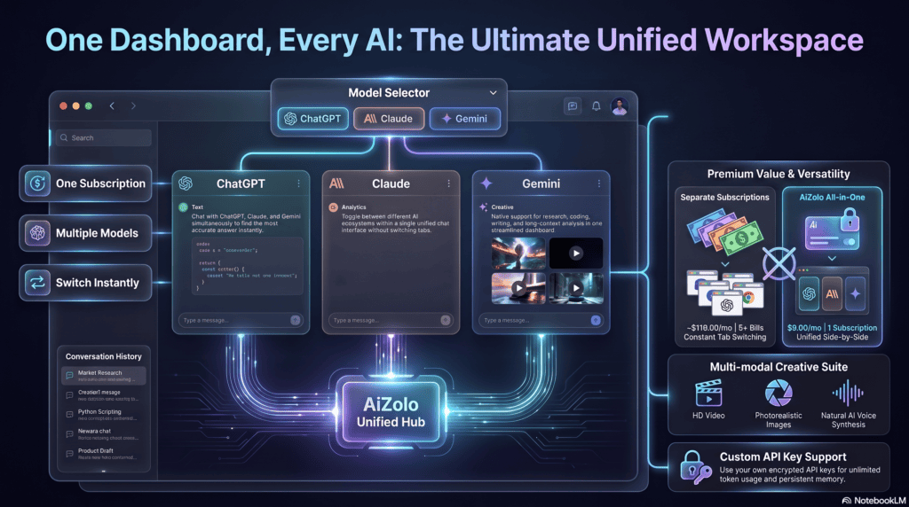 ai chat platform that supports chatgpt claude gemini together