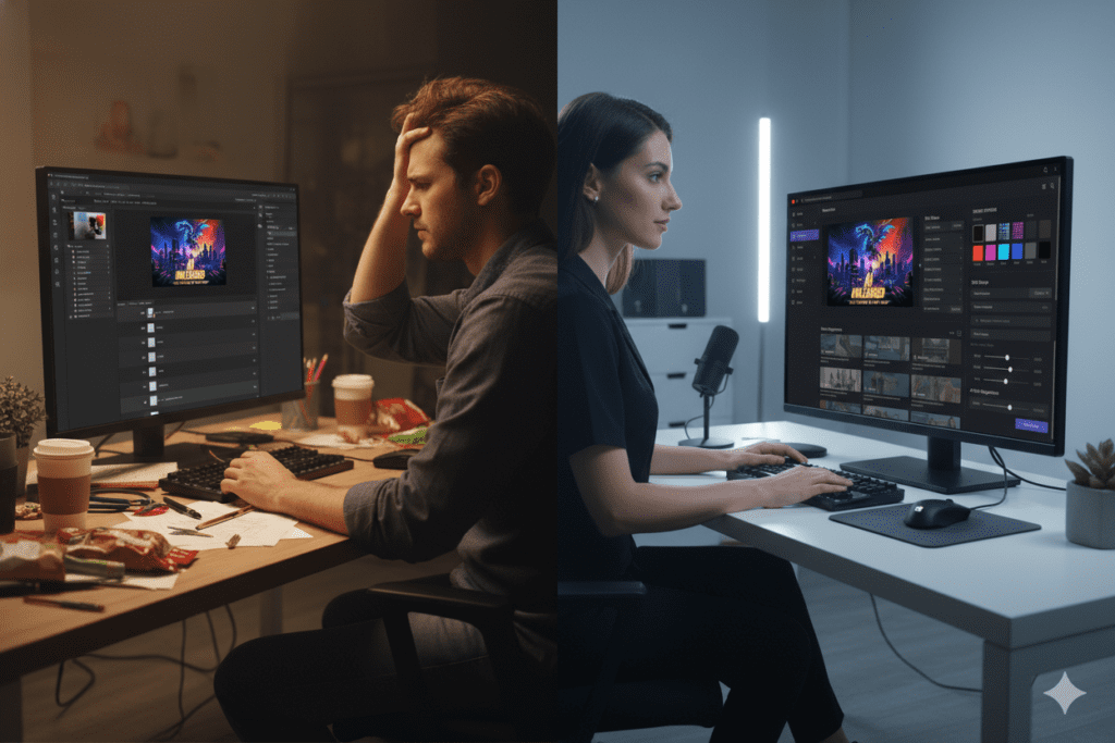 automatic YouTube thumbnail creator