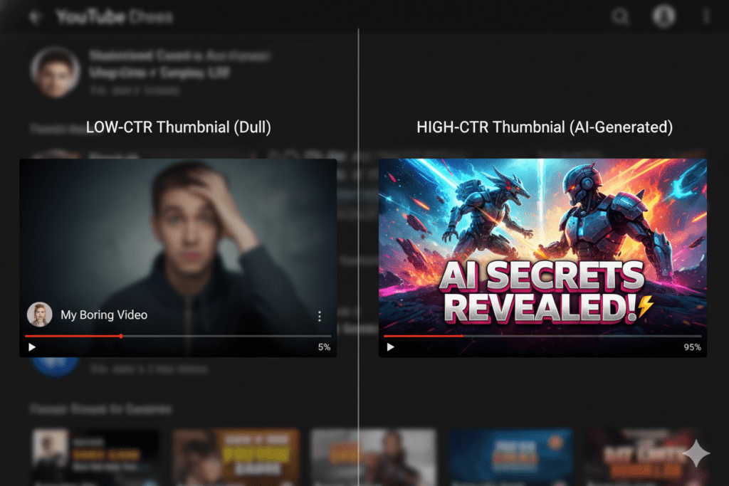 can AI generate YouTube thumbnails automatically