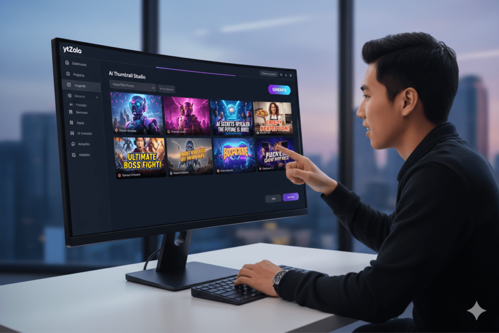 can AI generate YouTube thumbnails automatically