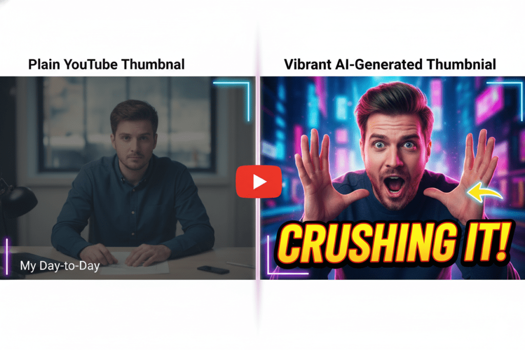 how YouTubers use AI image generator