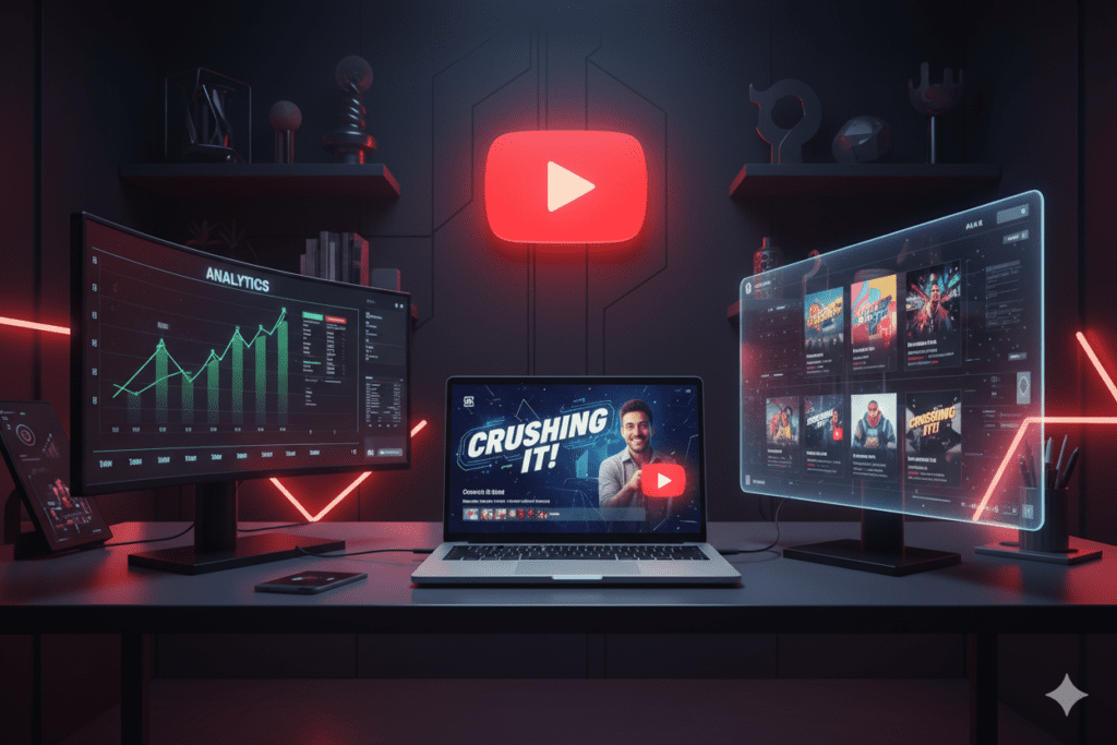 how do YouTubers use AI image generators