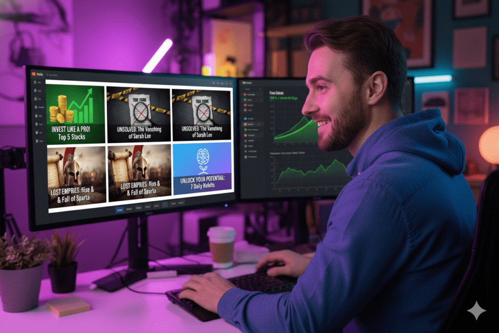 how to create YouTube thumbnails using AI