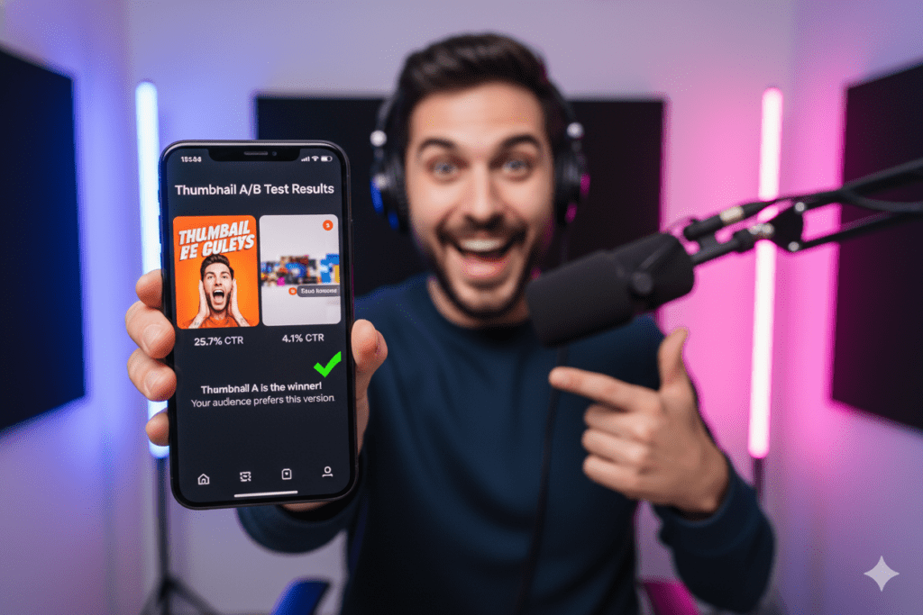 how to create YouTube thumbnails using AI