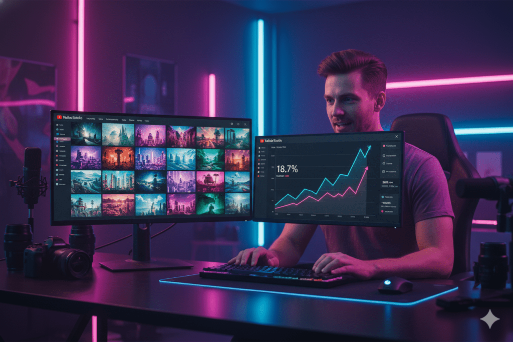 how to generate images for YouTube videos using AI