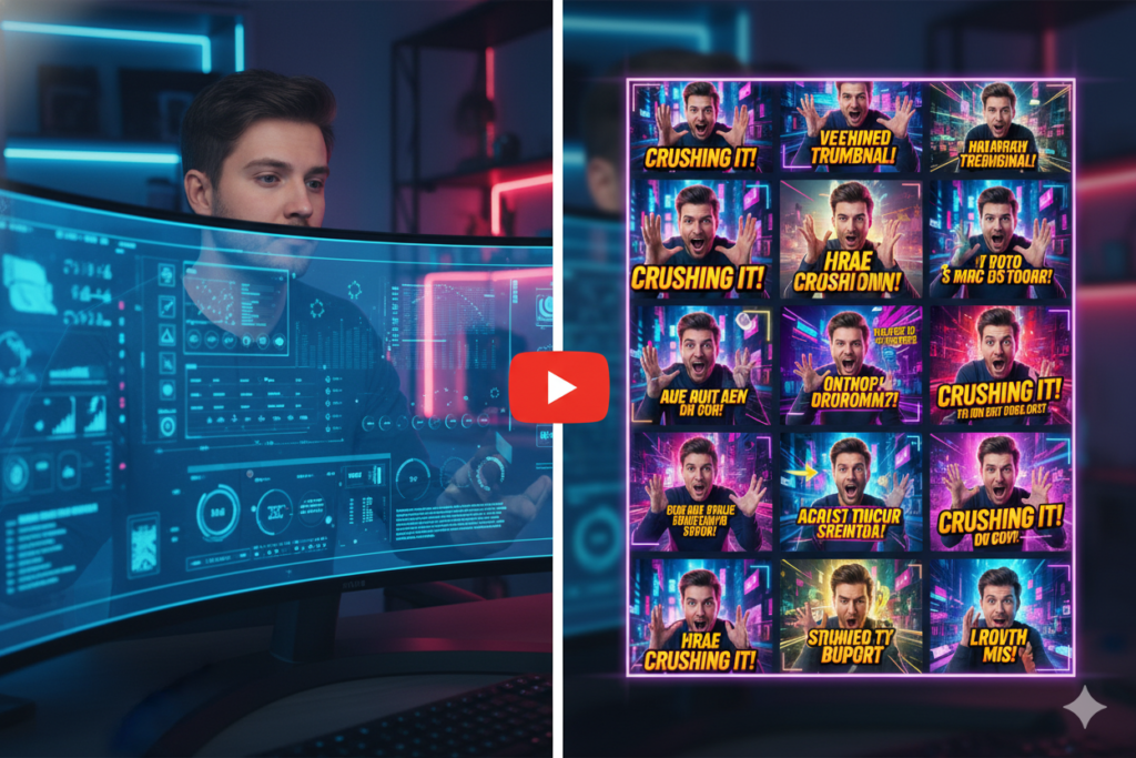how to use AI image generator for YouTube