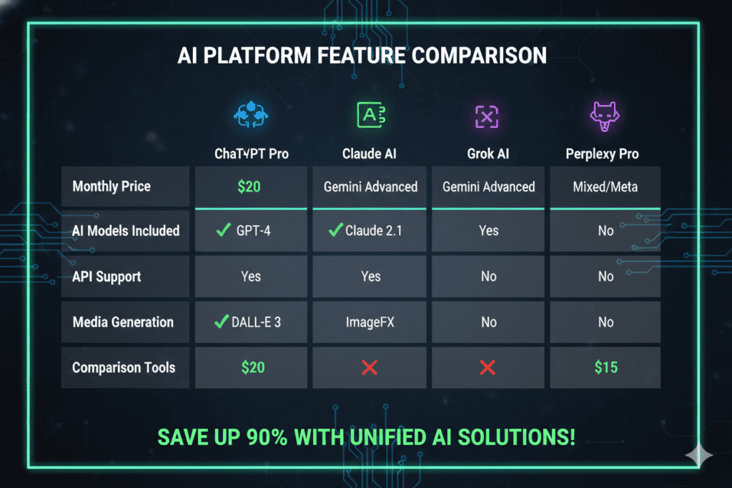 AI API pricing comparison 2026
