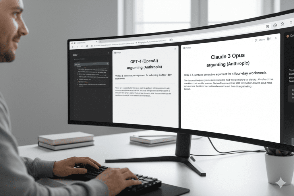 AI model comparison platforms side by side