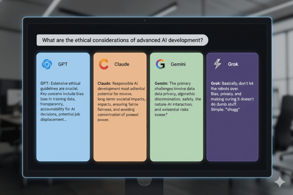 AI model comparison tool