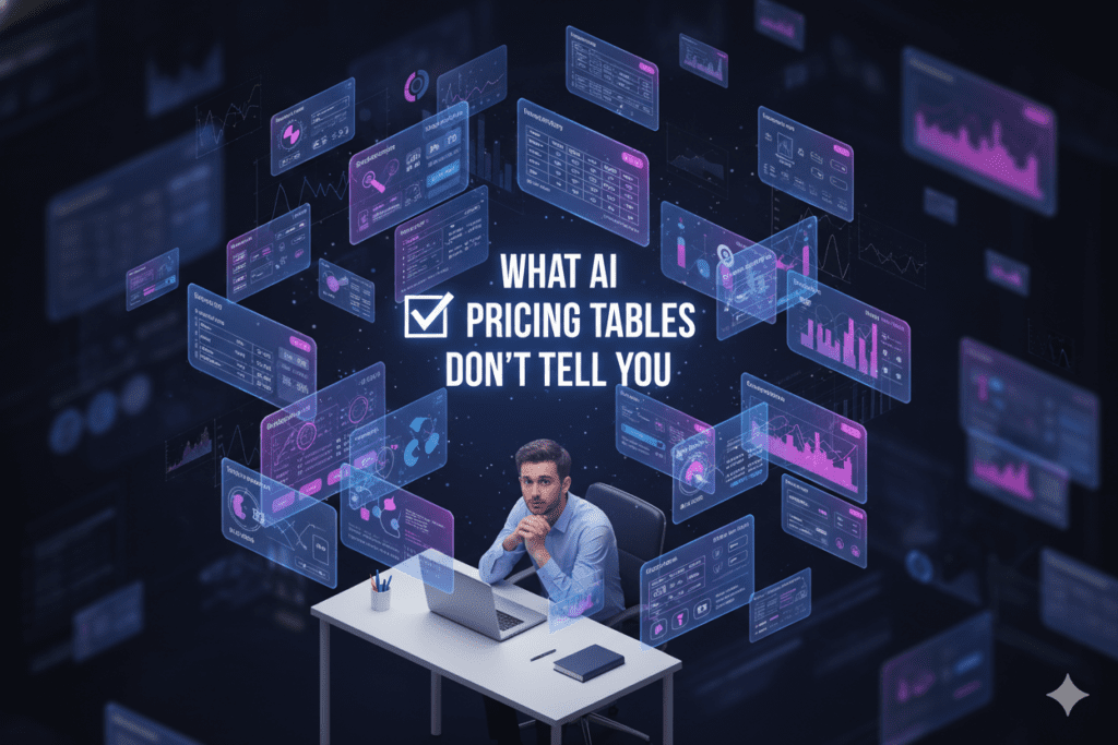 AI subscription cost comparison chart