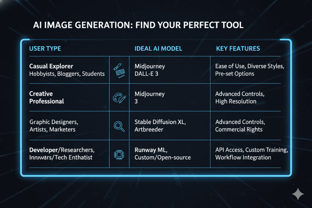 best AI image generators side by side 2026