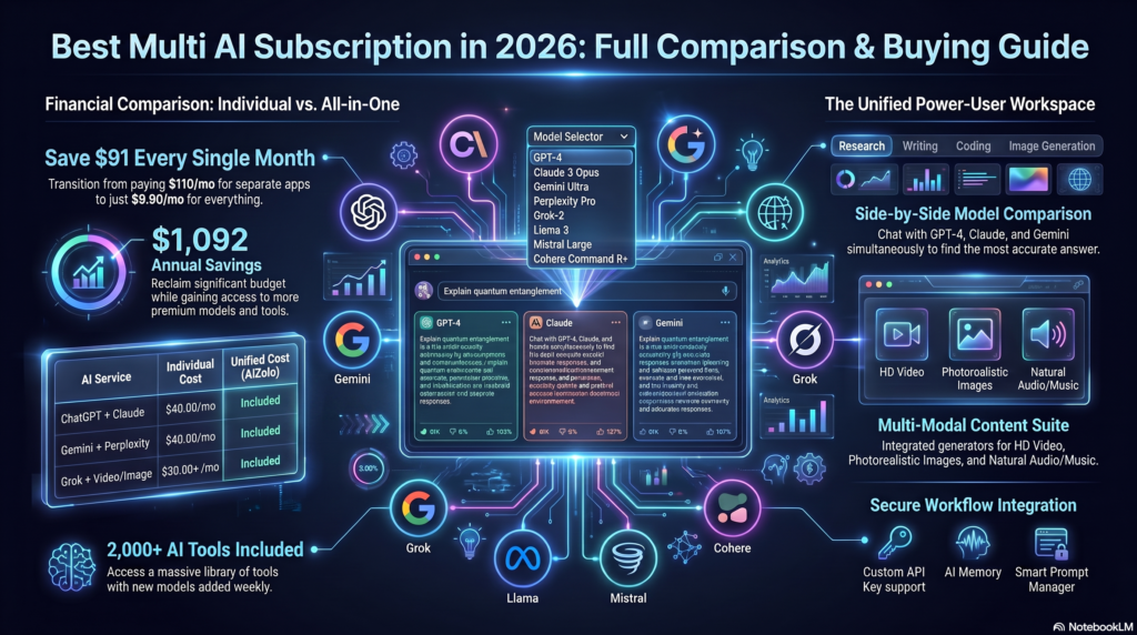 Best Multi AI Subscription in 2026: Full Comparison & Buying Guide 1 best multi ai subscription
