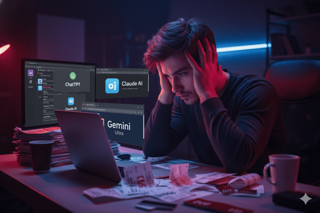ChatGPT Plus vs Claude Pro vs Gemini Advanced Pricing 2026: The $110 Problem Nobody Is Talking About 1 chatgpt plus claude pro gemini advanced pricing 2026