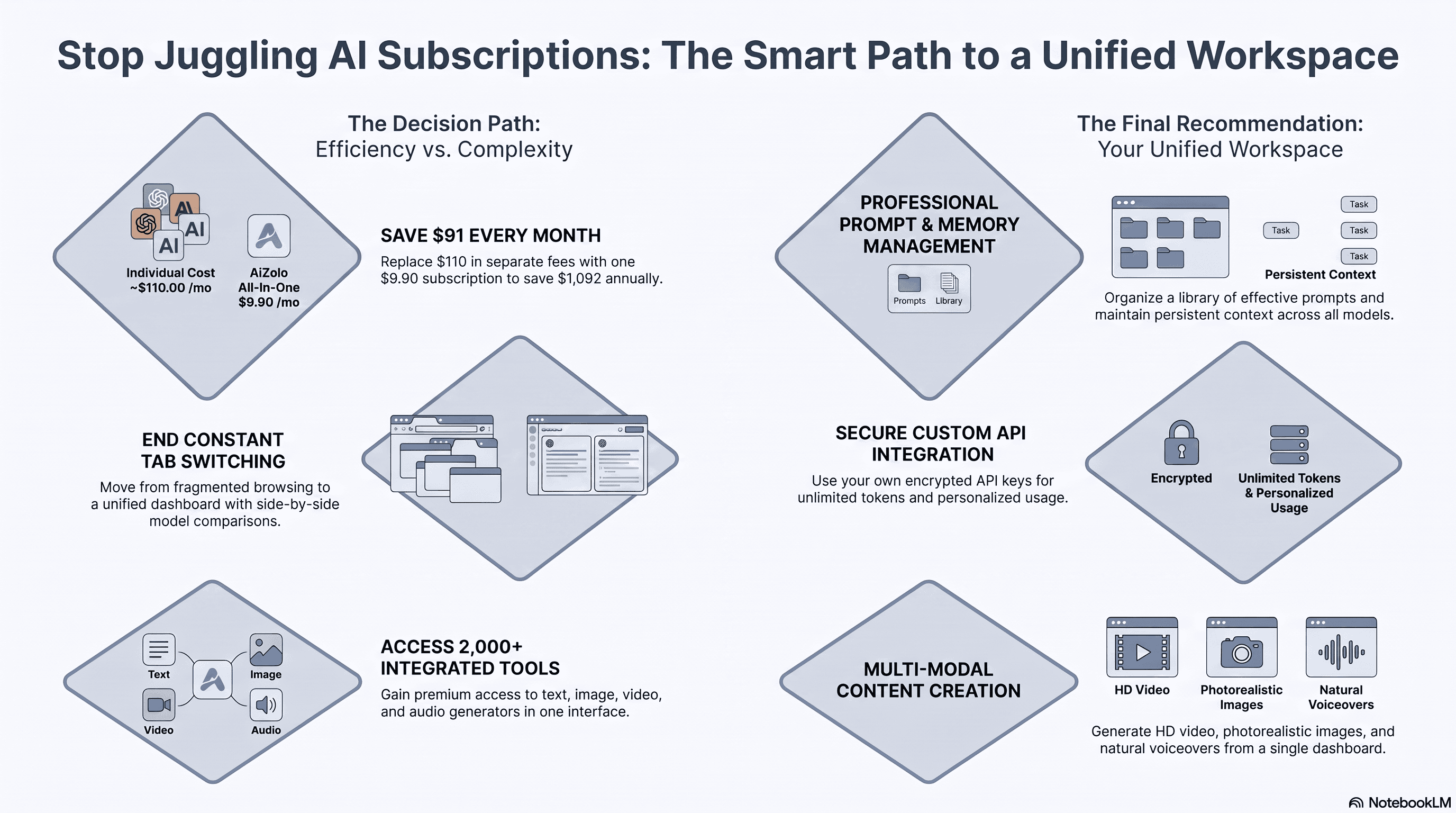 Best Multi AI Subscription in 2026: Full Comparison & Buying Guide 5 Decision tree diagram for choosing between a multi AI subscription and individual AI plans