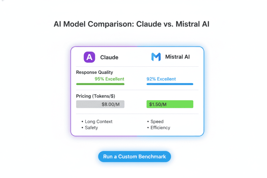 claude vs mistral ai 2026 comparison