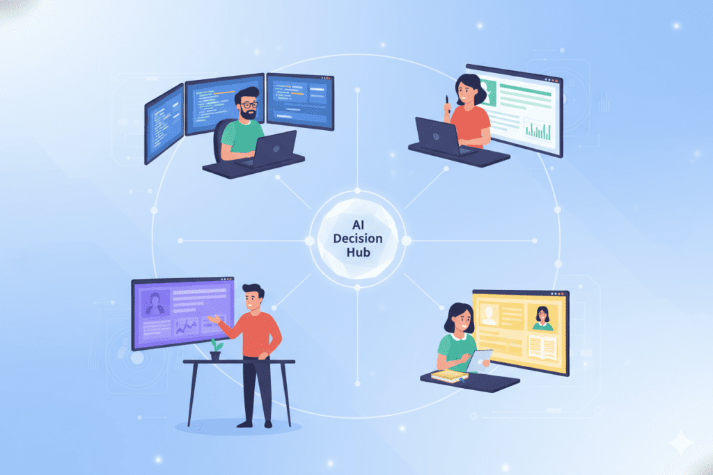 The Smart Professional's Guide to Platforms to Ask Same Question to Multiple AI Models (And Why Most People Are Still Doing It Wrong) 4 compare AI responses side by side
