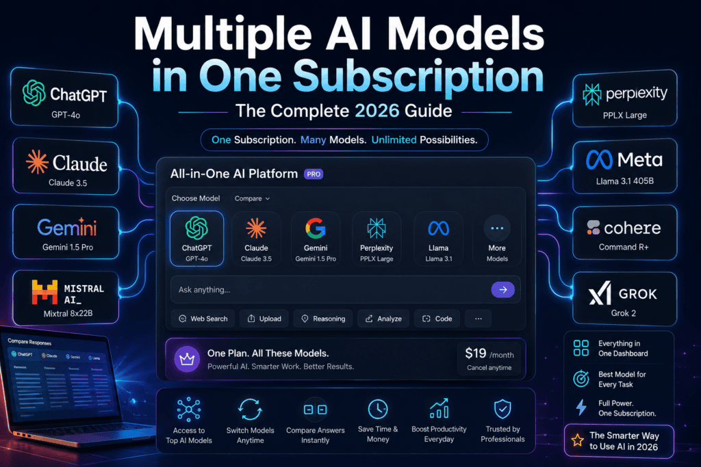 multiple ai models in one subscription