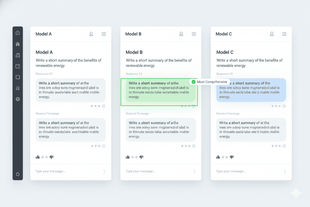 AI assistant side by side