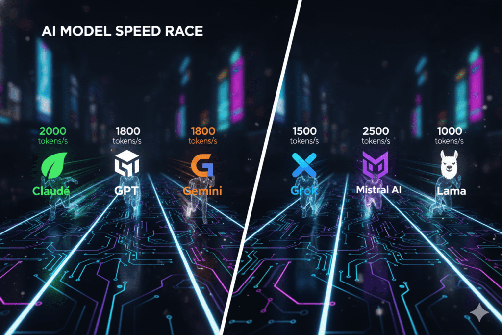 fastest ai model 2026 comparison
