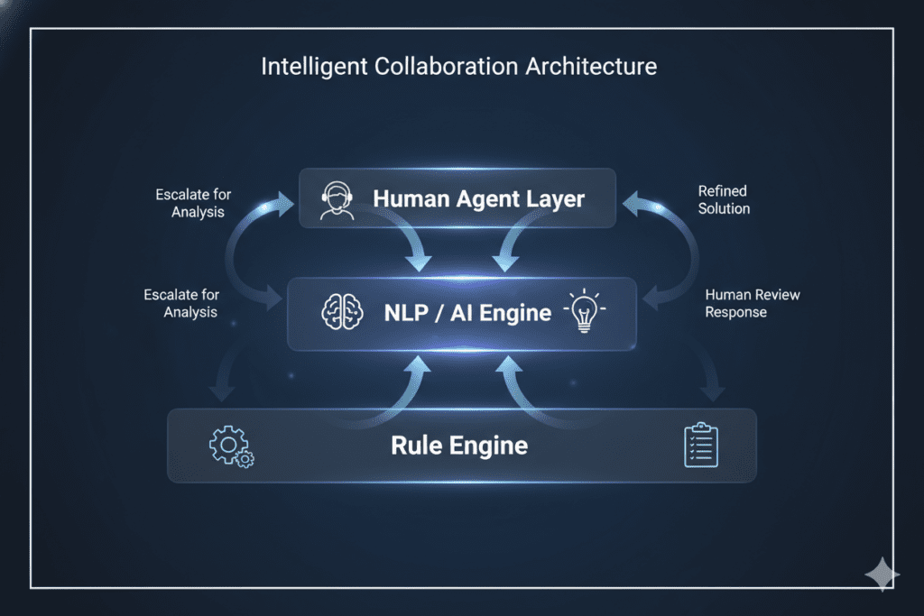 hybrid chatbot meaning
