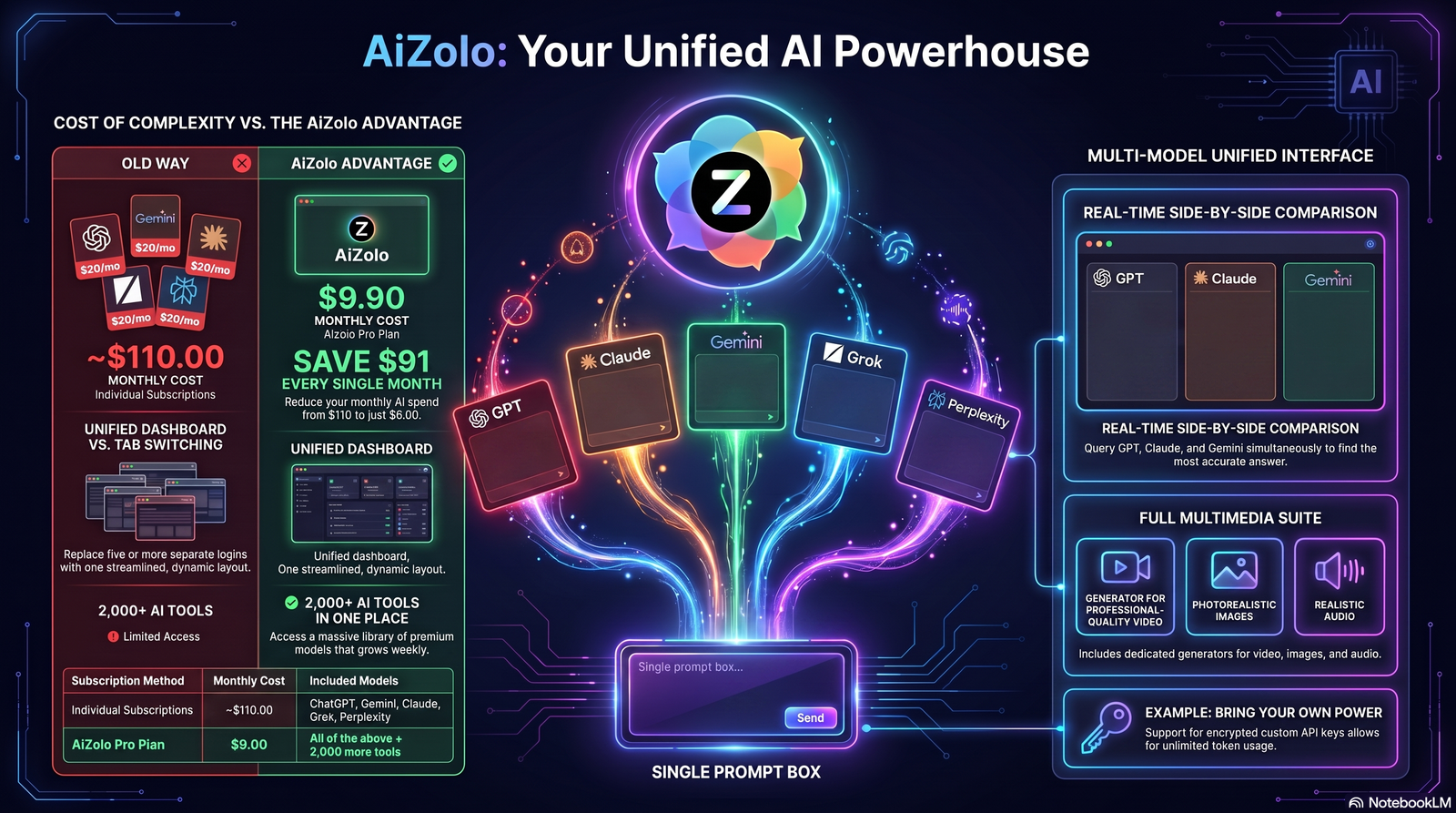 AI subscription pricing comparison