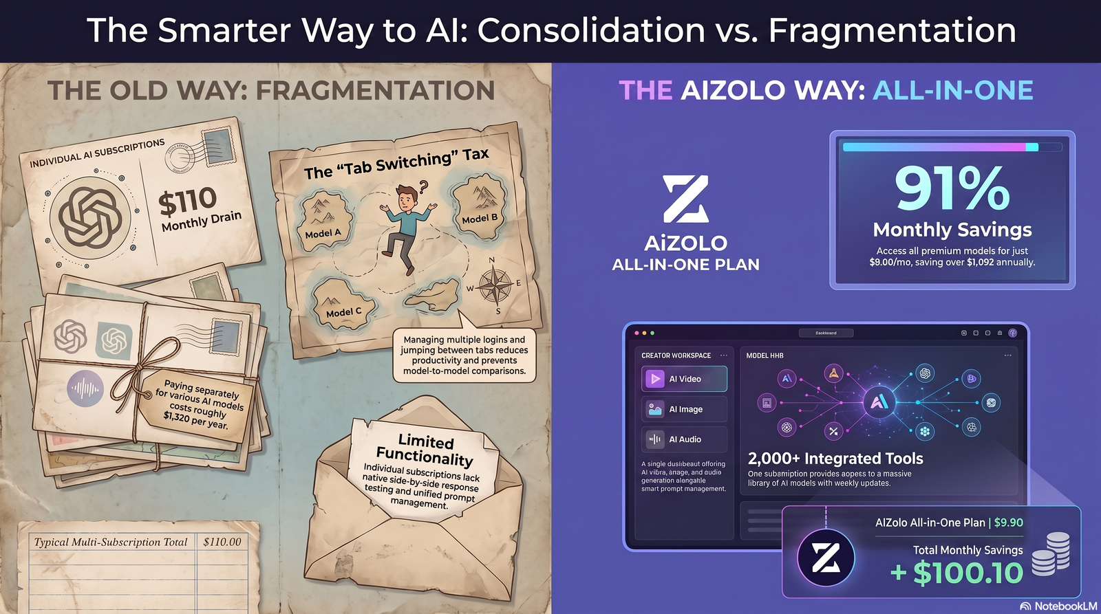 Comparison graphic of traditional versus AI hyperlocal real estate marketing