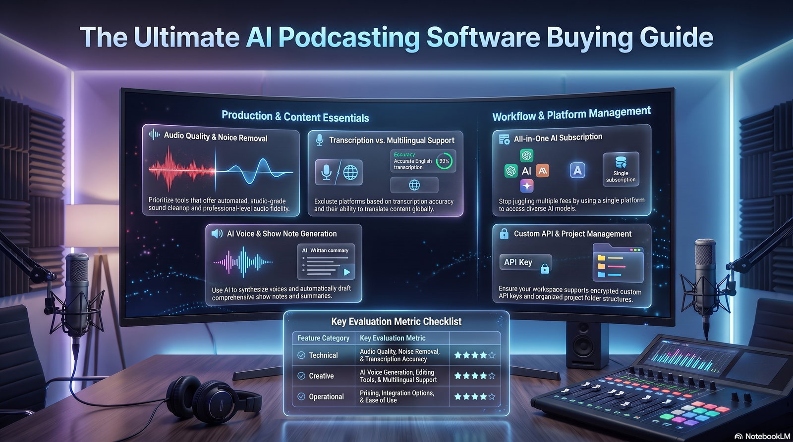 The Best AI Podcast Tools in 2026: An Honest, Feature-by-Feature Comparison 4 How to Choose the Right AI Podcast Software