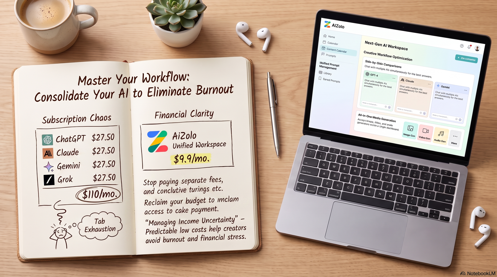 Managing income uncertainty as part of avoiding content creator burnout