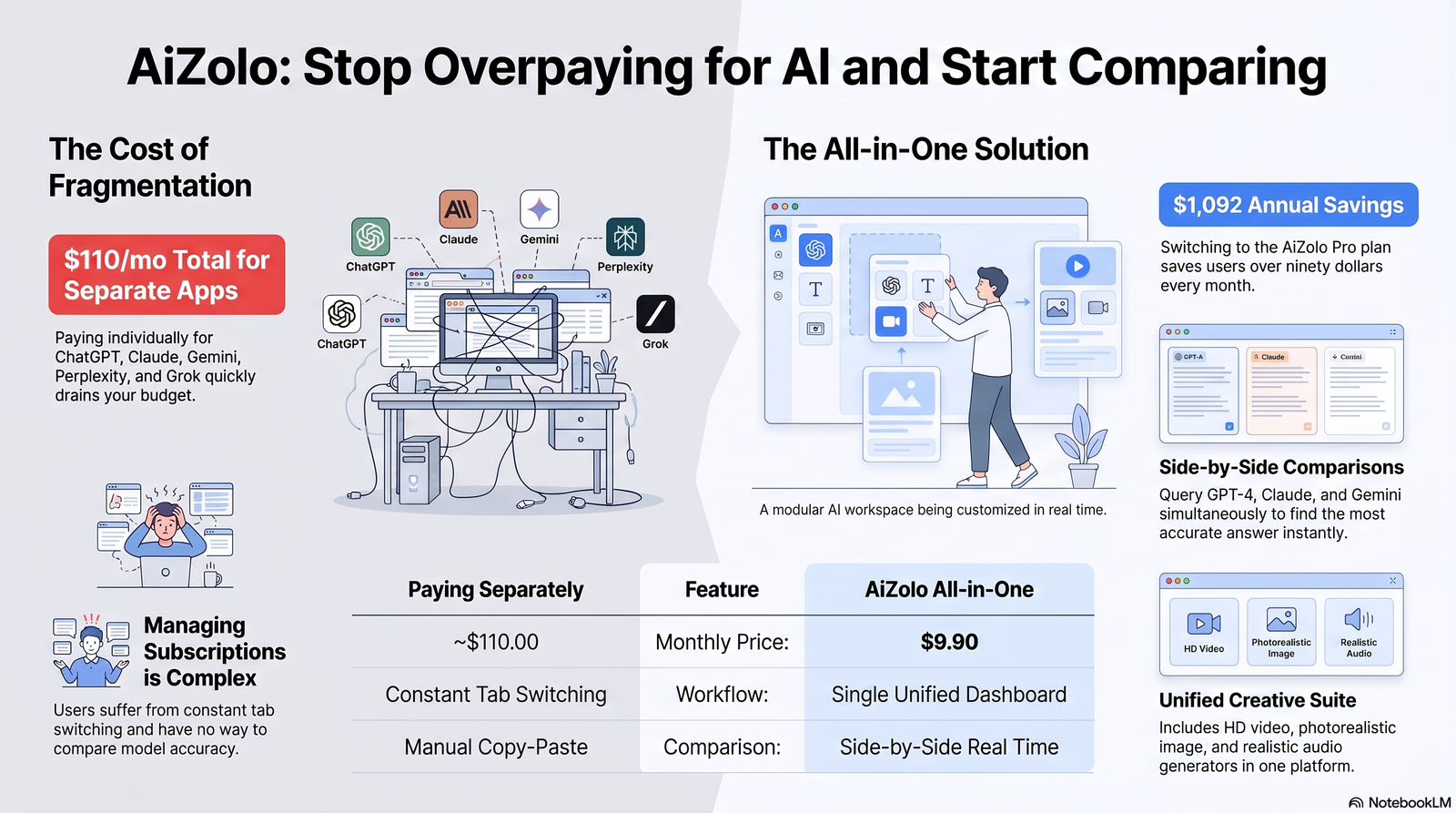 drag and drop AI workspace customization features