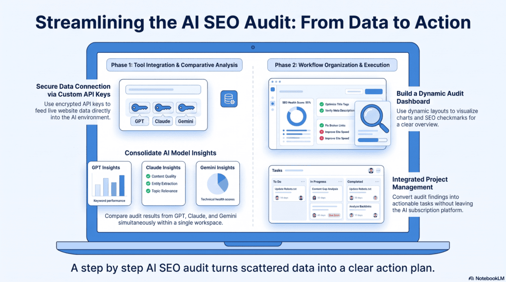 step by step ai seo audit for beginners