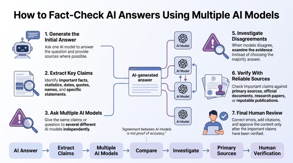 How to Fact-Check AI Answers Using Multiple AI Models