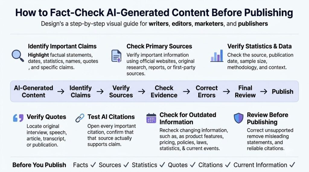 How to Fact-Check AI-Generated Content Before Publishing