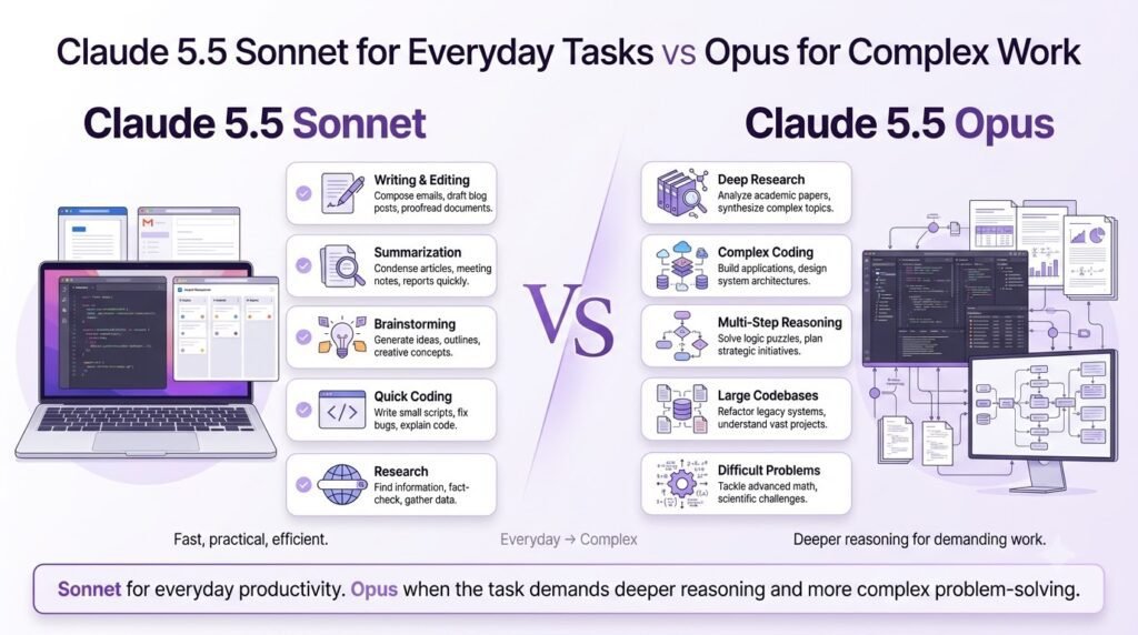 Claude 5.5 Sonnet vs Claude 5.5 Opus