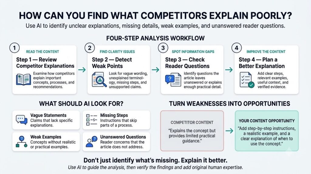 Best AI Workflow for Competitor Content Analysis: 7 Steps 6 Competitor Content Analysis